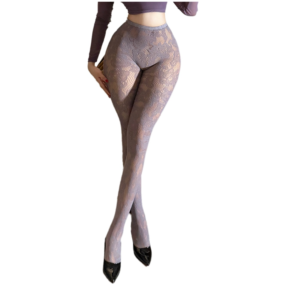 Fishnet Stocking Women - Women Floral Lace Fishnet Tights High