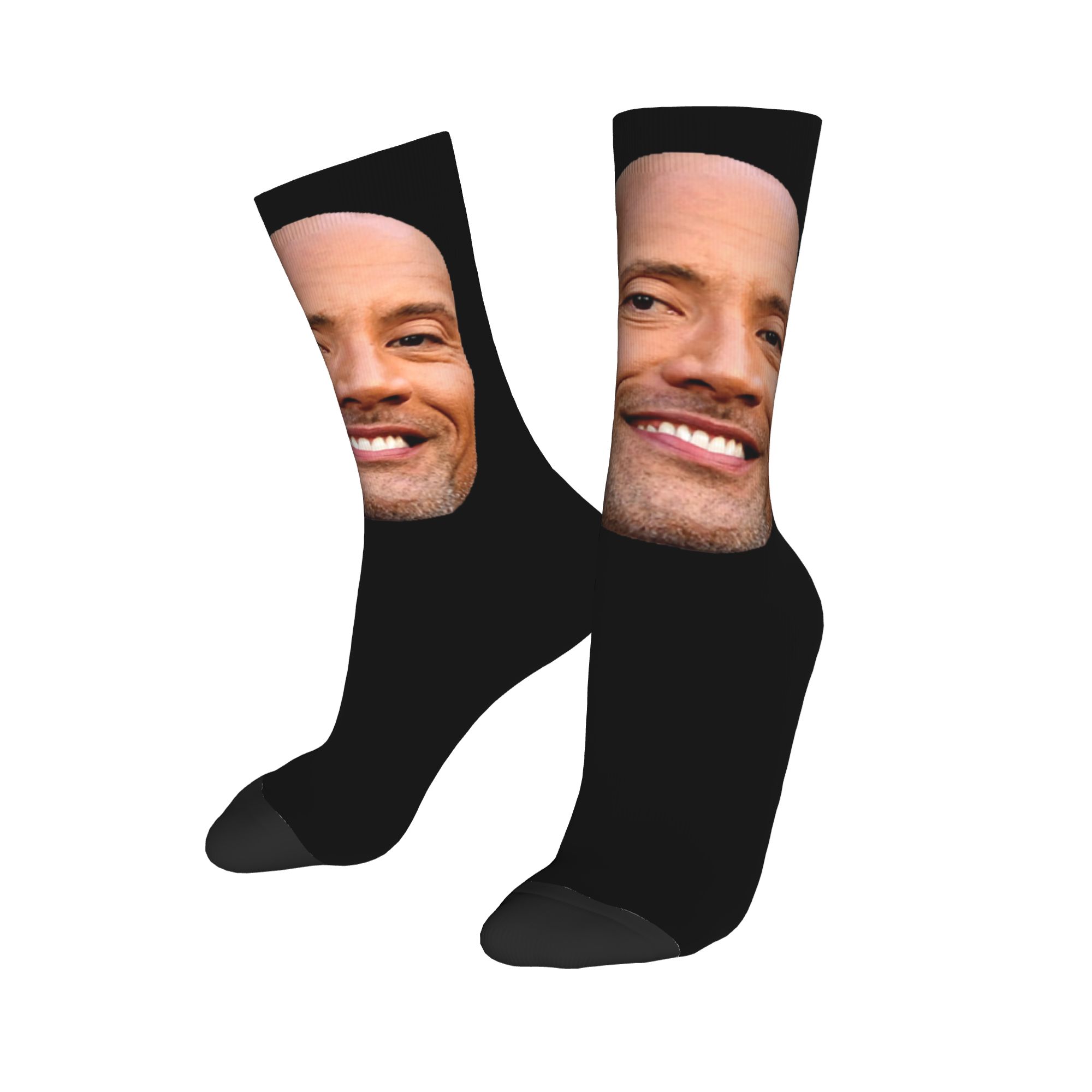 Custom The Rock Face Dwayne Dr - Dress Sock Men ulasan dan harga